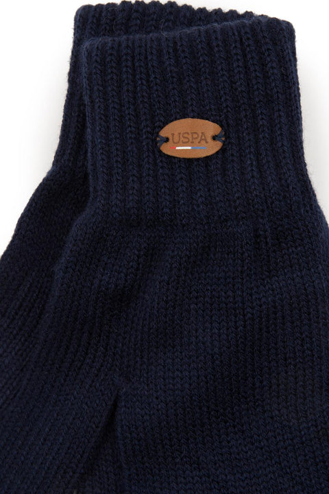 Us Polo Assn  Men's Navy Blue Gloves 50229641-VR033