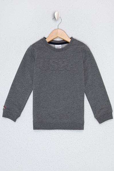 Us Polo Assn Boys Green Sweatshirt Basic