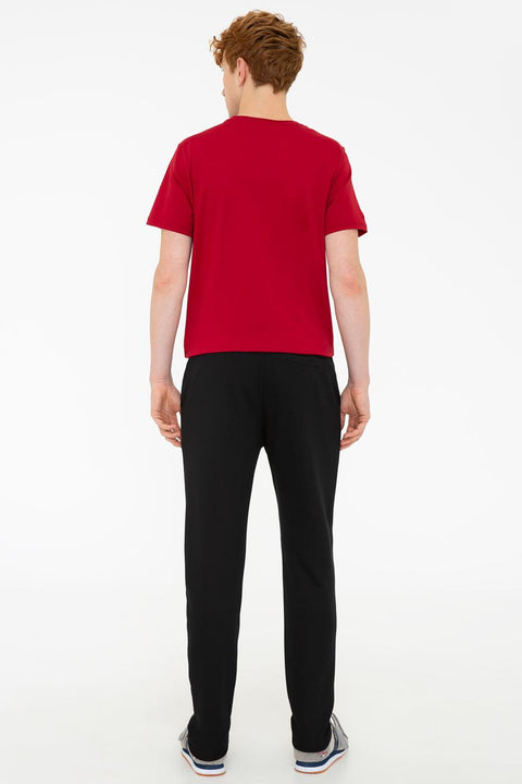 Us Polo Assn  Black Knitted Pants