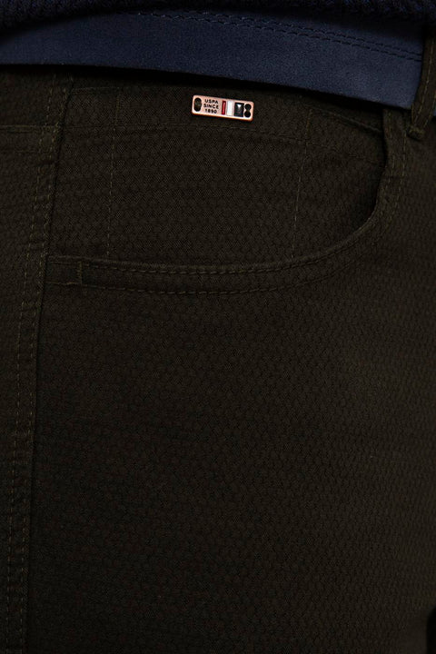 Us Polo Assn Green Chinos Pants