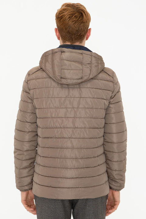 Us Polo  Assn Men  Brown Jacket Synthetic