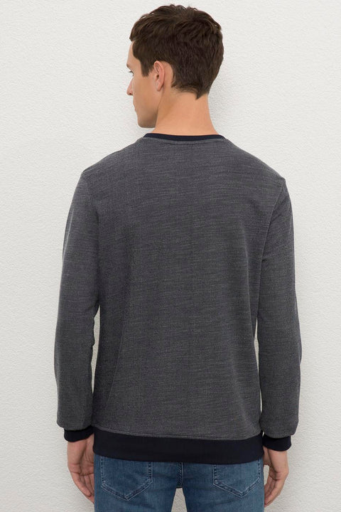 Us Polo Assn Men's Navy Sweatshirt 50225371-VR033