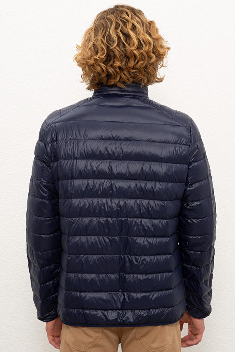 Us Polo  Assn Men  Navy Blue Jacket Synthetic