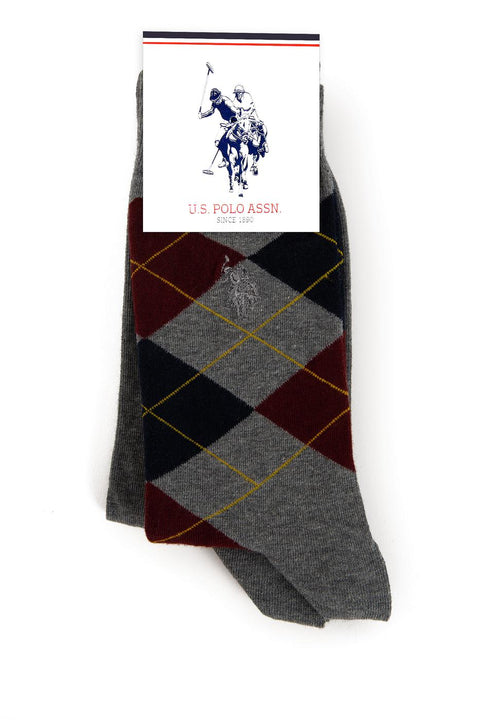 Us Polo Assn Men's Gray Socks 50212369-VR086
