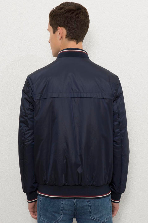 Us Polo  Assn Men  Navy Blue Jacket Synthetic