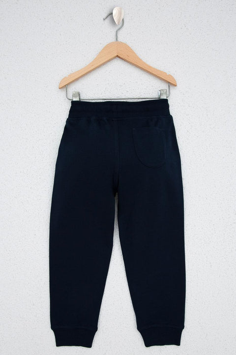 Us Polo Assn Boys Navy Blue Knitted Pants