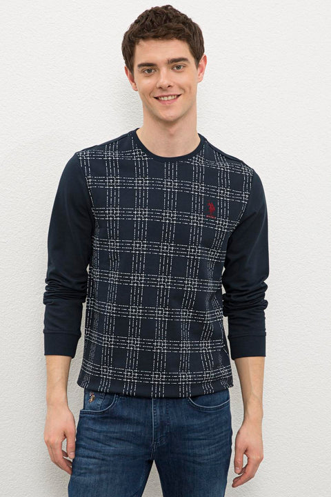 Us Polo Assn Men's Navy Sweatshirt 50225397-VR033