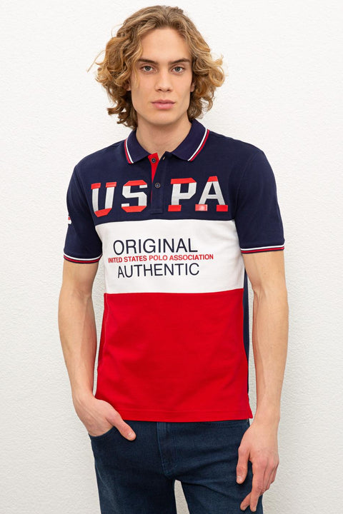 Us Polo Assn Men's Red T-Shirt 50218866-VR030
