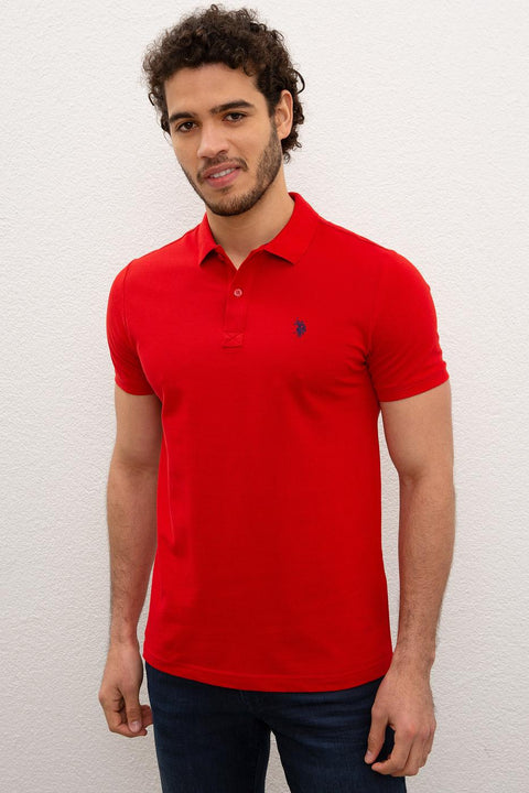 Us Polo Assn Men's Red T-Shirt Basic 50217612-VR171