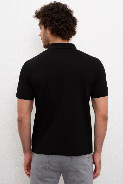 Us Polo Assn Men's Black T-Shirt Basic 50217612-VR046