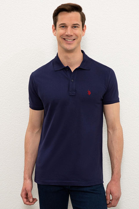 Us Polo Assn Men's Navy Blue T-Shirt Basic 50232303-VR033