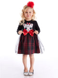 Denokids Red Ribbon Girl Dress