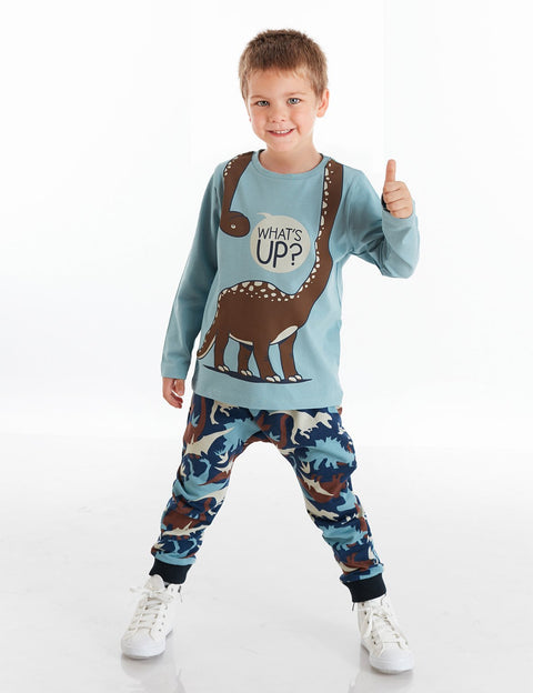 Denokids Dino Camo Boy Baggy Set