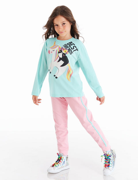 Denokids BF Girl Sweat-Pants Set
