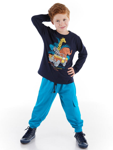 Denokids Safari Boy Pants Set