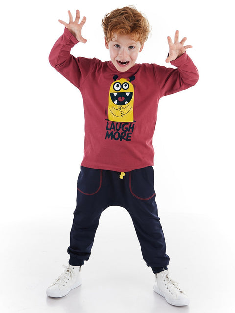 Denokids Monster Boy T-shirt&Pants Set