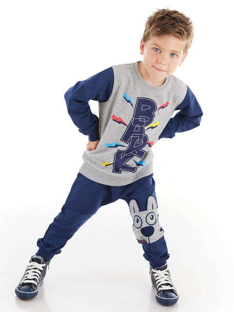 Denokids Bark Boy Tracksuit Set
