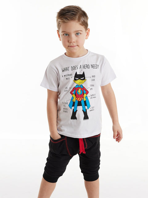 Denokids Need a Hero Boy T-shirt & Baggy Set