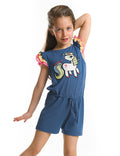 Denokids Unicorn Ruffled Overall