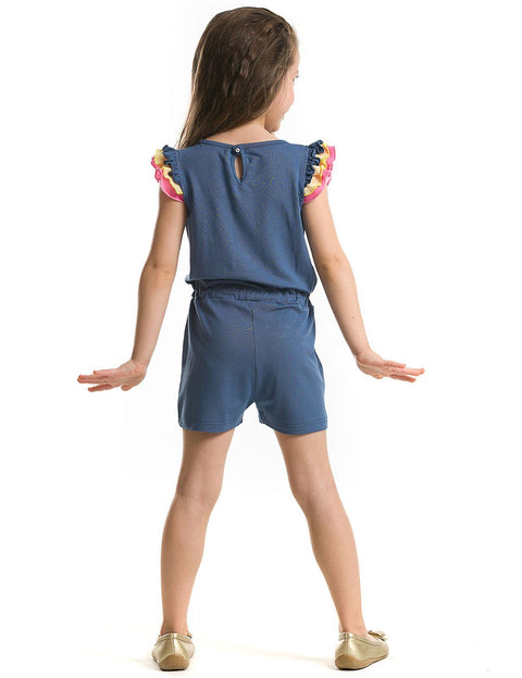 Denokids Unicorn Ruffled Overall