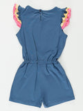 Denokids Unicorn Ruffled Overall