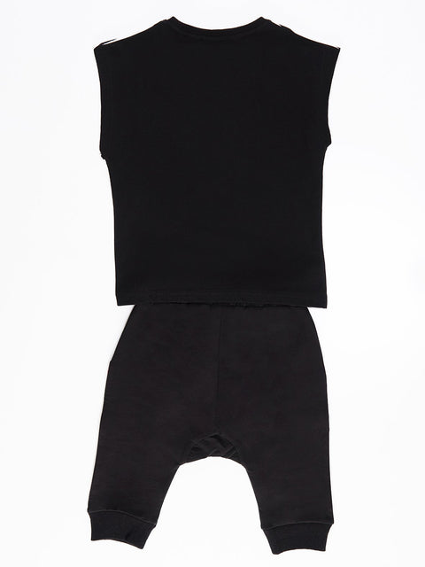 Denokids Sailor Shark Boy T-shirt & Capri Set