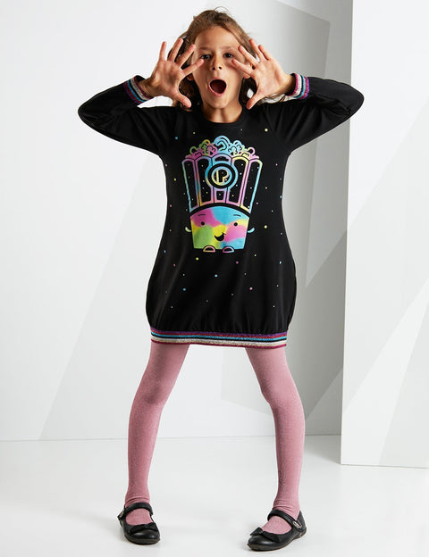 Mushi Popcorn Black Queen Dress