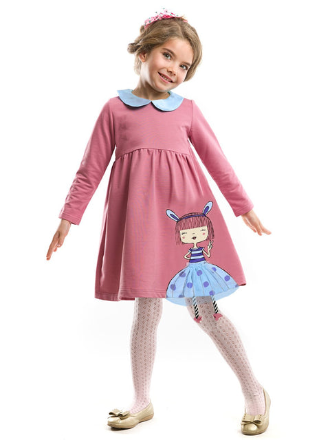 Mushi Bunny Rose Pink Girl Dress