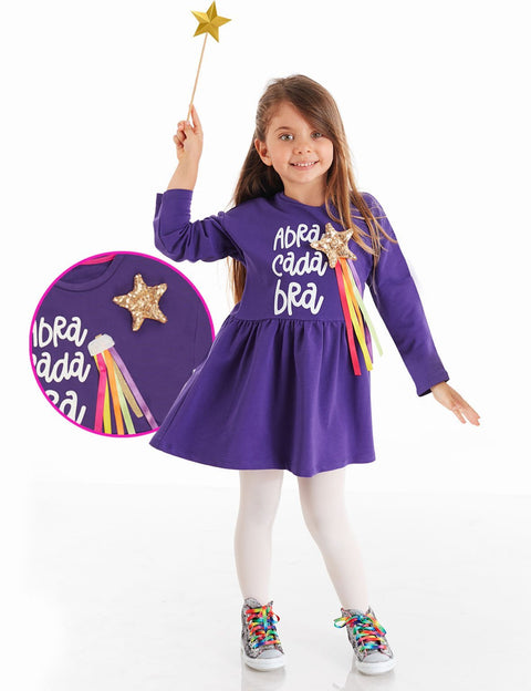 Mushi Abracadabra Purple Girl Dress