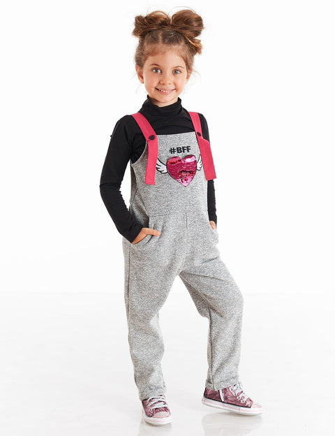 Mushi BFF Girl Dungaree