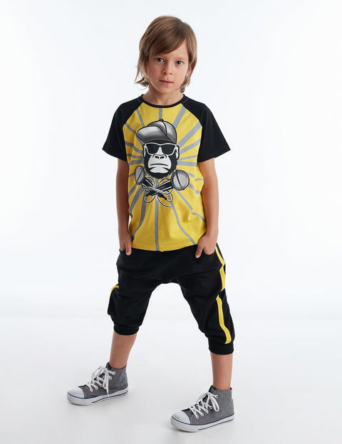 Mushi Dj Ape Boy Capri T-shirt Set