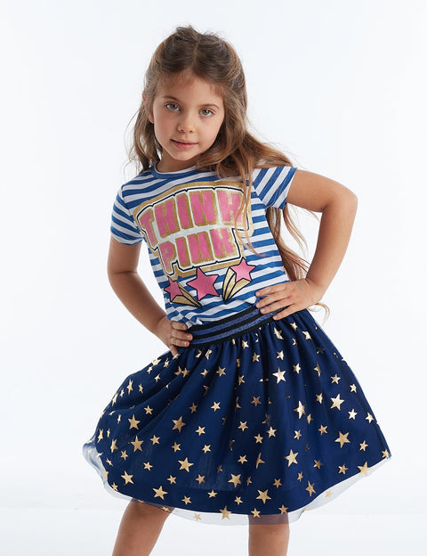 Mushi Think Pink Skirt T-shirt Set