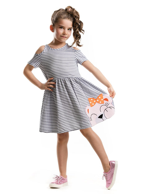 Mushi Teddy Striped Dress