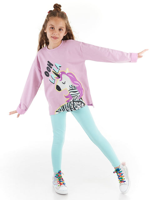 Mushi Rainbow Girl Tunic&Leggings Set