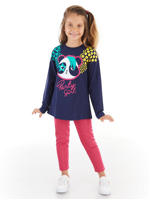Mushi Panda Girl Tunic&Leggings Set