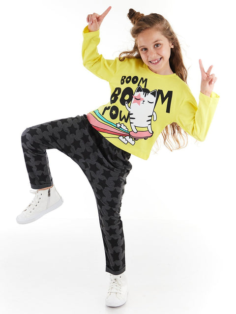 Mushi Boom Boom Girl T-Shirt & Pants Set