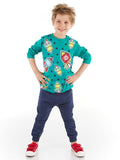 Mushi Guitar Boy T-shirt&Pants Set