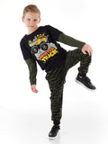 Mushi Monster Truck Boy T-shirt&Pants Set