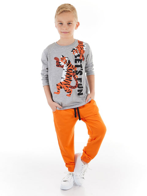 Mushi Tigers Boy T-shirt&Pants Set