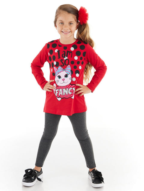 Mushi So Fancy Girl T-shirt&Leggings Set