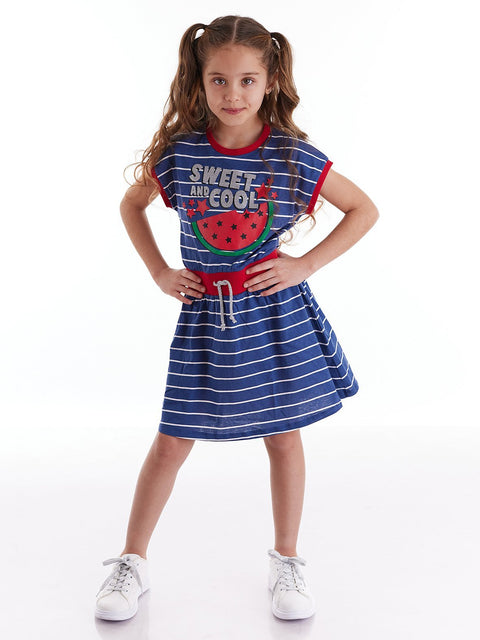 Mushi Cool Melon Striped Dress
