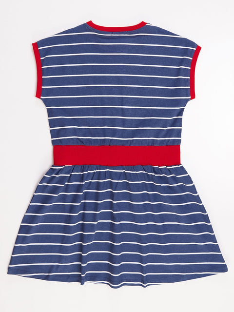 Mushi Cool Melon Striped Dress