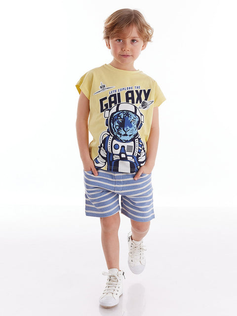 Mushi Astro-tiger Boy T-shirt & Shorts Set