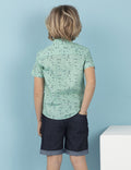Ollie & Olla Sailor Turquoise Boy Shirt