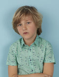 Ollie & Olla Sailor Turquoise Boy Shirt