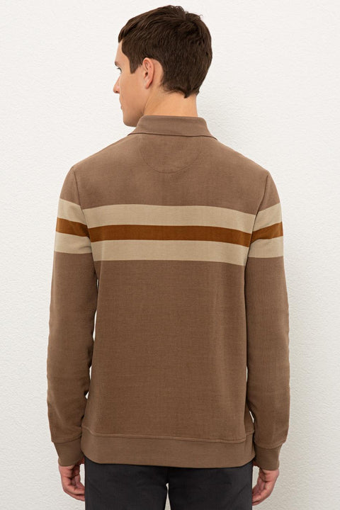 Us Polo Assn Men's Brown Sweatshirt 50225421-VR052