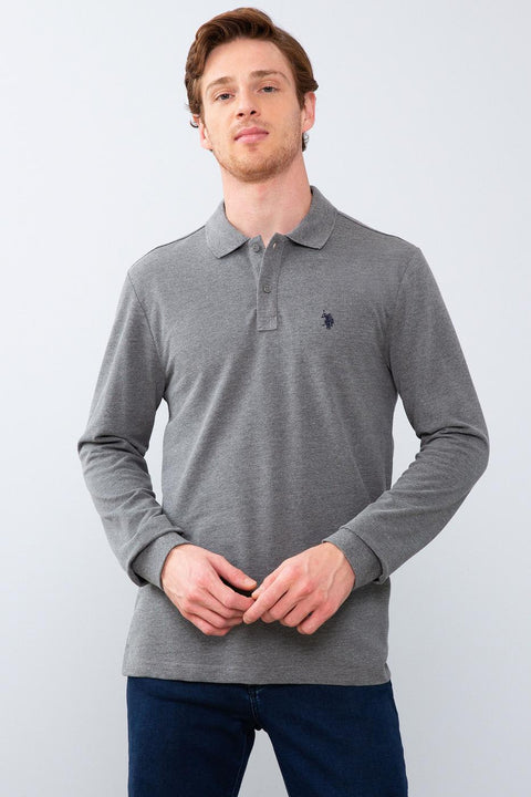 Us Polo Assn Men's Gray Sweatshirt 50209199-VR081