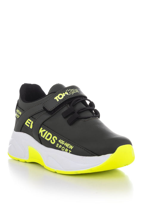 TonnyBlack Khaki Yellow Children's Sports Shoes
