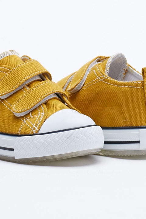 TonnyBlack Mustard Kids Sneakers Light Velcro