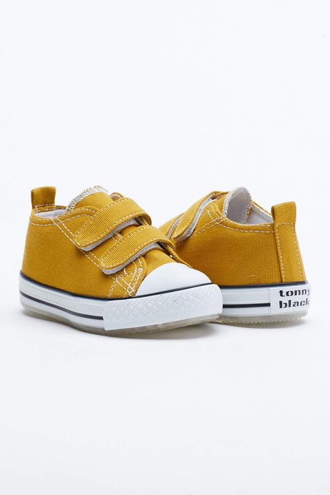 TonnyBlack Mustard Kids Sneakers Light Velcro